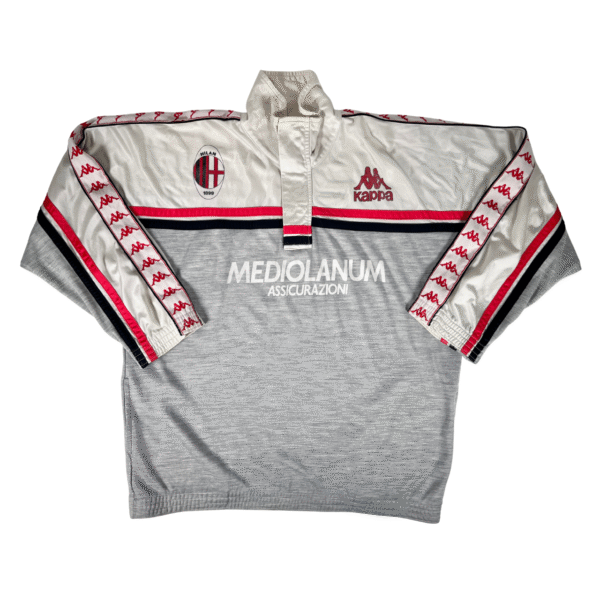 AC MILAN 1987/88 KAPPA Training 1/4 Zip Track Jacket L