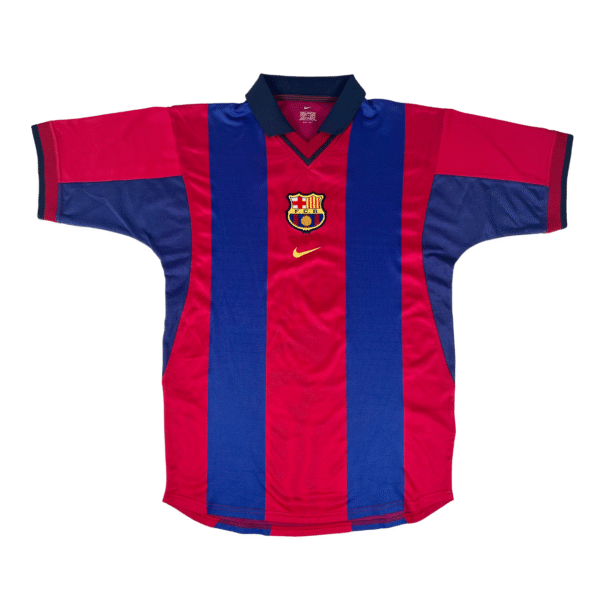 Barcelona FC 2000/01 Nike Home Shirt M Player - Image 2