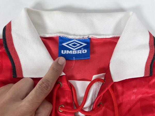 Manchester United 1992/94 UMBRO Home Shirt S - Image 6