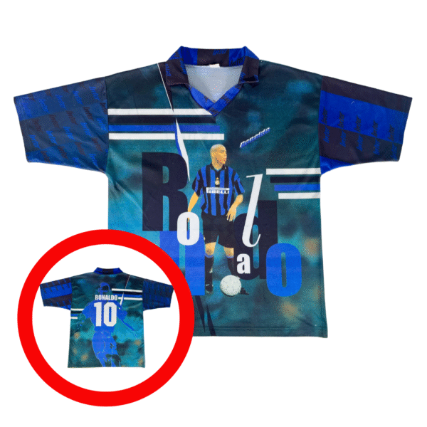 Ronaldo INTER MILAN 90s Bootleg Shirt XL Italy