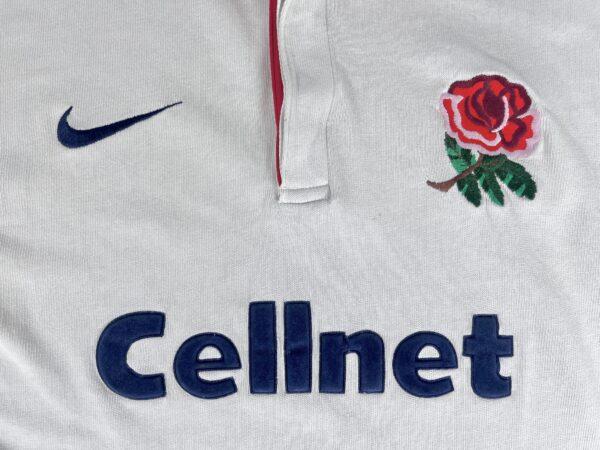 ENGLAND Rugby Union 1997/99 Nike Home Jersey S - Image 3