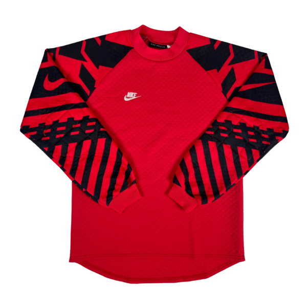 NIKE 90s Red Goalkeeper Shirt YXL XS