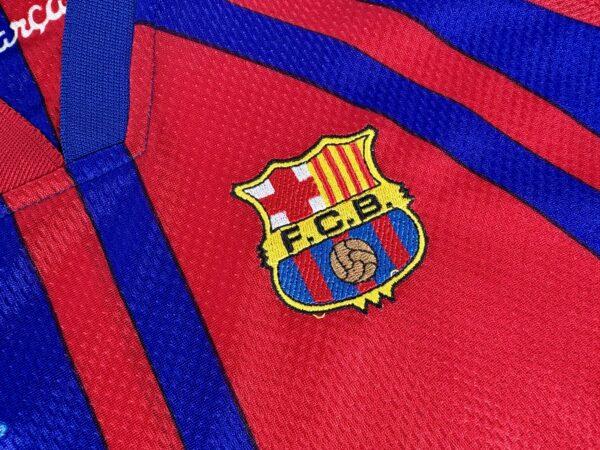 Barcelona FC 1997/98 Kappa European Home Shirt L - Image 3