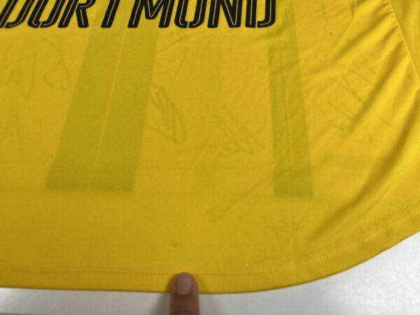 Signed BORUSSIA DORTMUND 2016/17 PUMA Home Shirt XL - Image 8