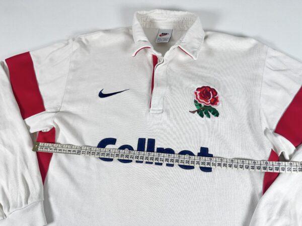 ENGLAND Rugby Union 1997/99 Nike Home Jersey S - Image 8