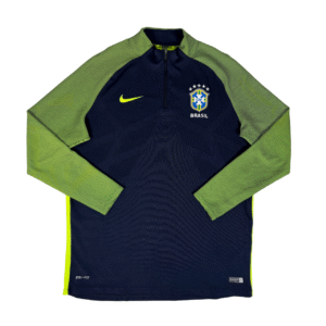 BRAZIL 2016/18 NIKE 1/4 Zip Drill Top Shirt XL