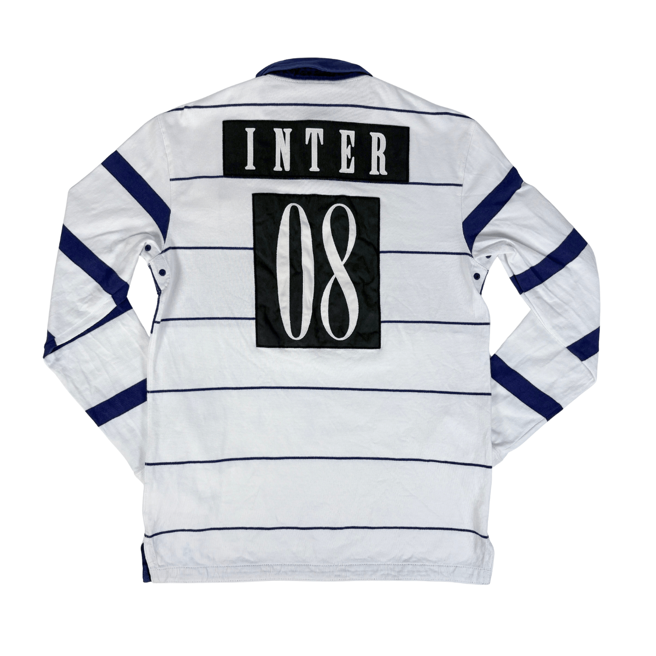 INTER MILAN 2008 NIKE Retro Football Shirt M Rugby - Image 3