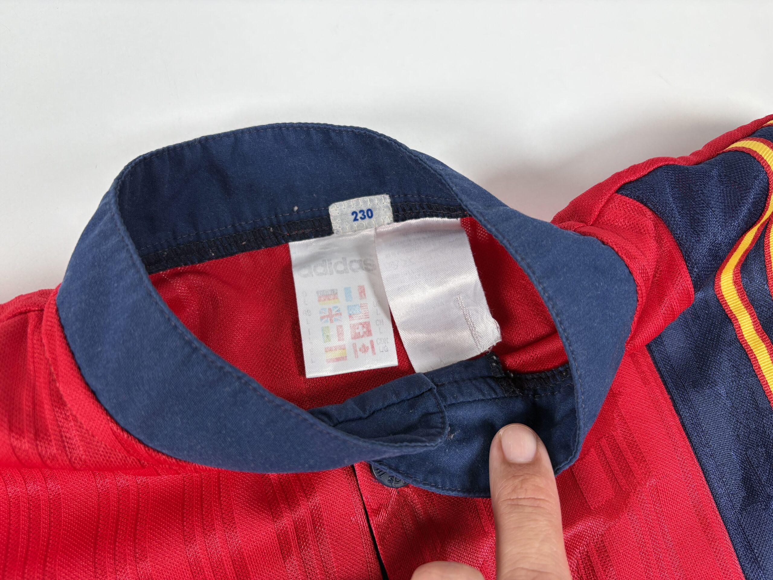 Spain 1996/98 ADIDAS Home Shirt L - Image 4