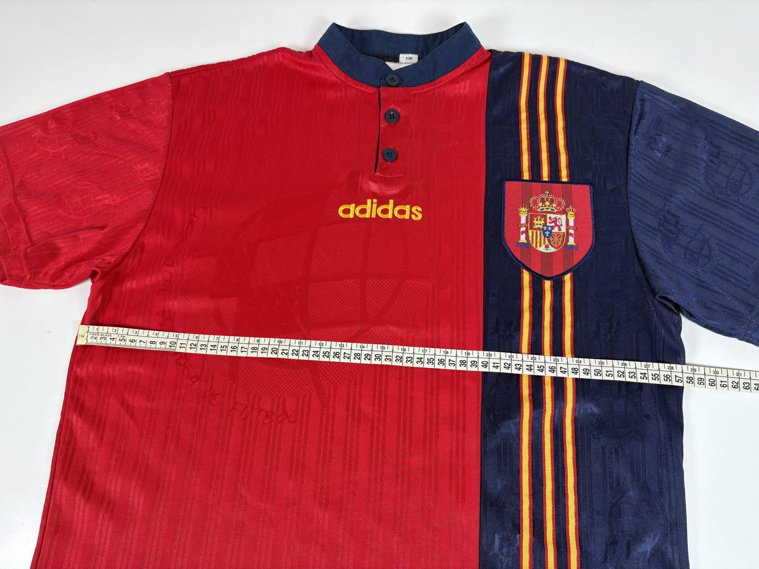 Spain 1996/98 ADIDAS Home Shirt L - Image 7