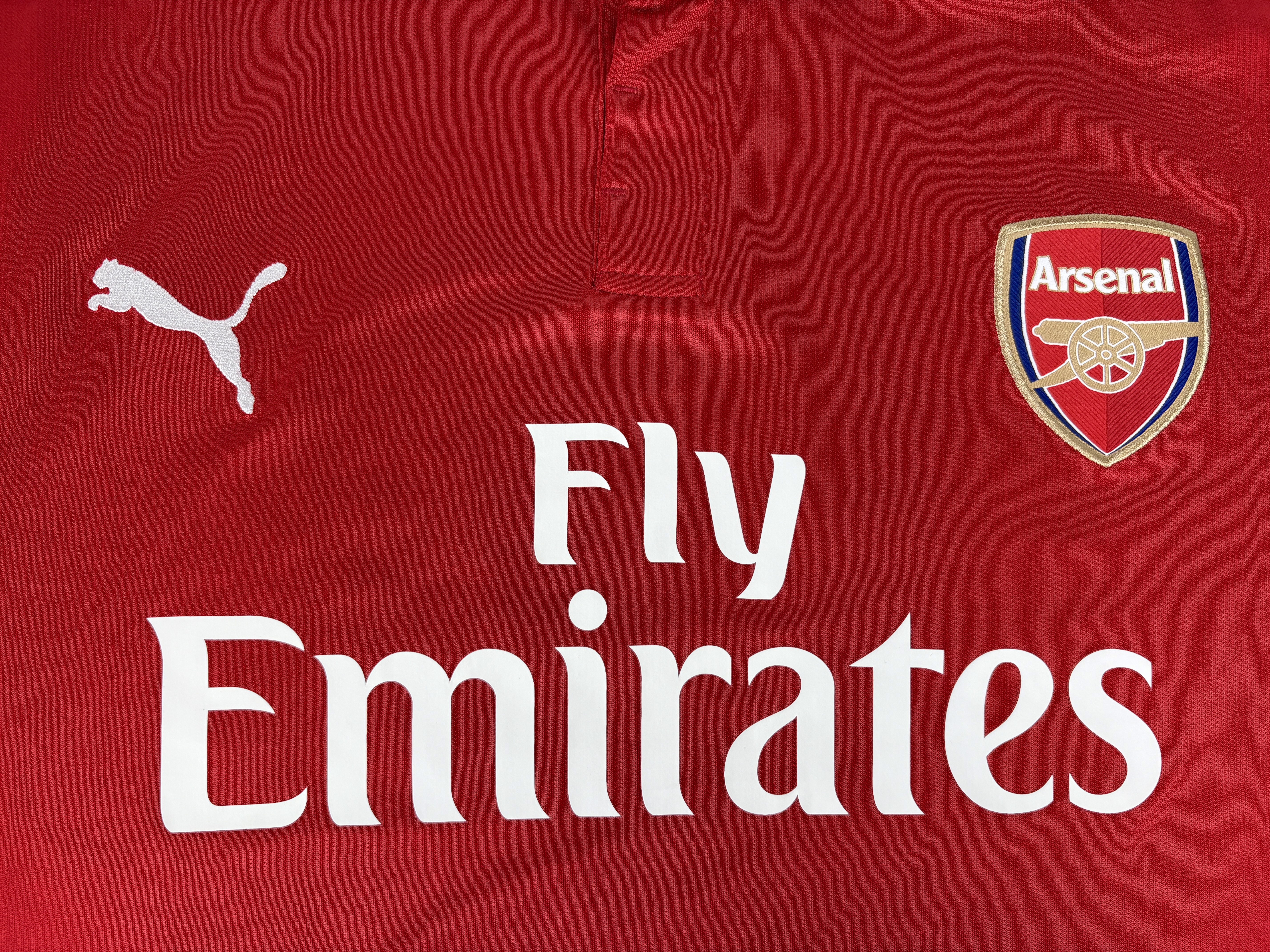 ARSENAL FC 2017/18 PUMA Home Shirt 5XL - Image 3