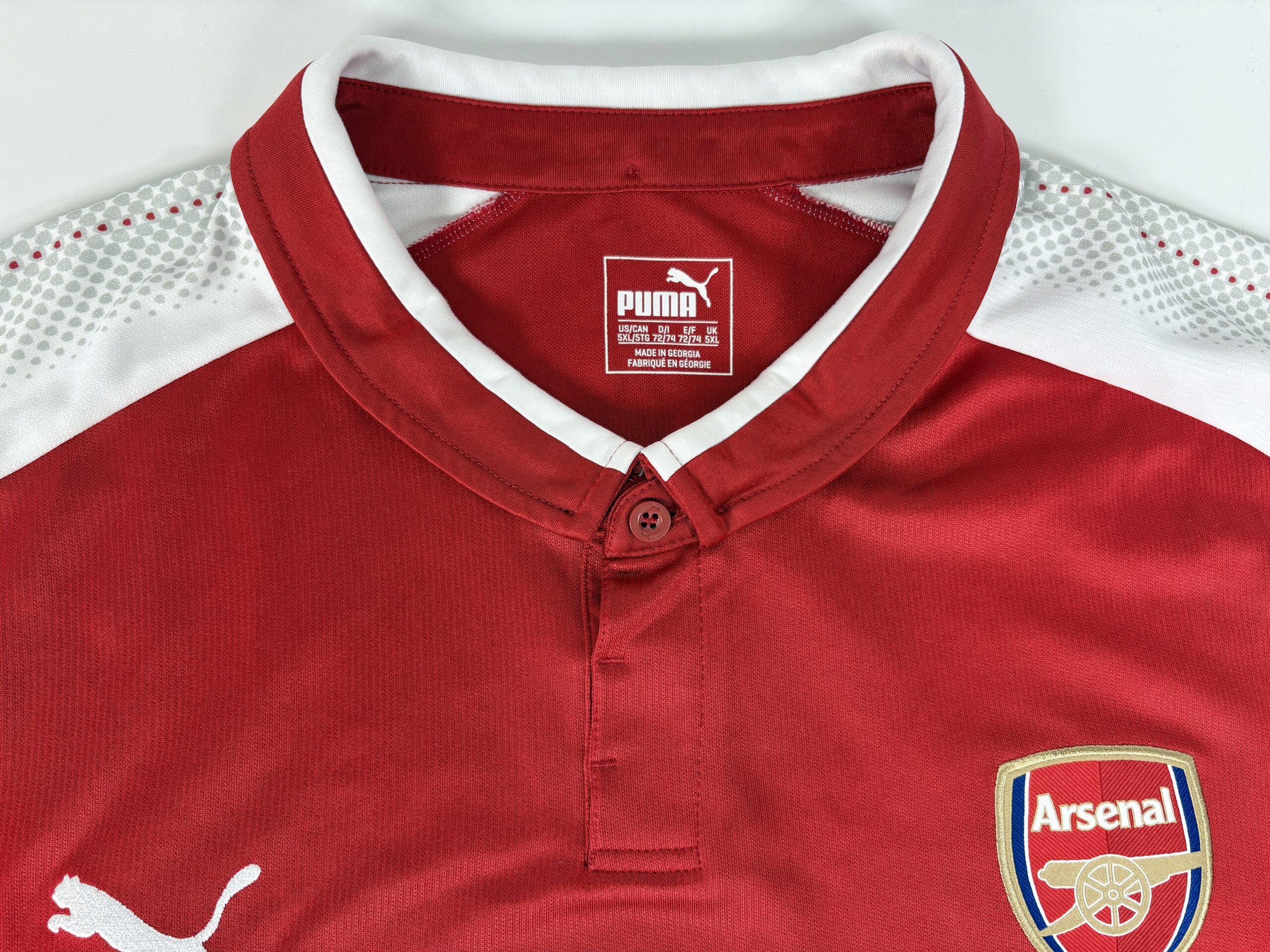 ARSENAL FC 2017/18 PUMA Home Shirt 5XL - Image 4