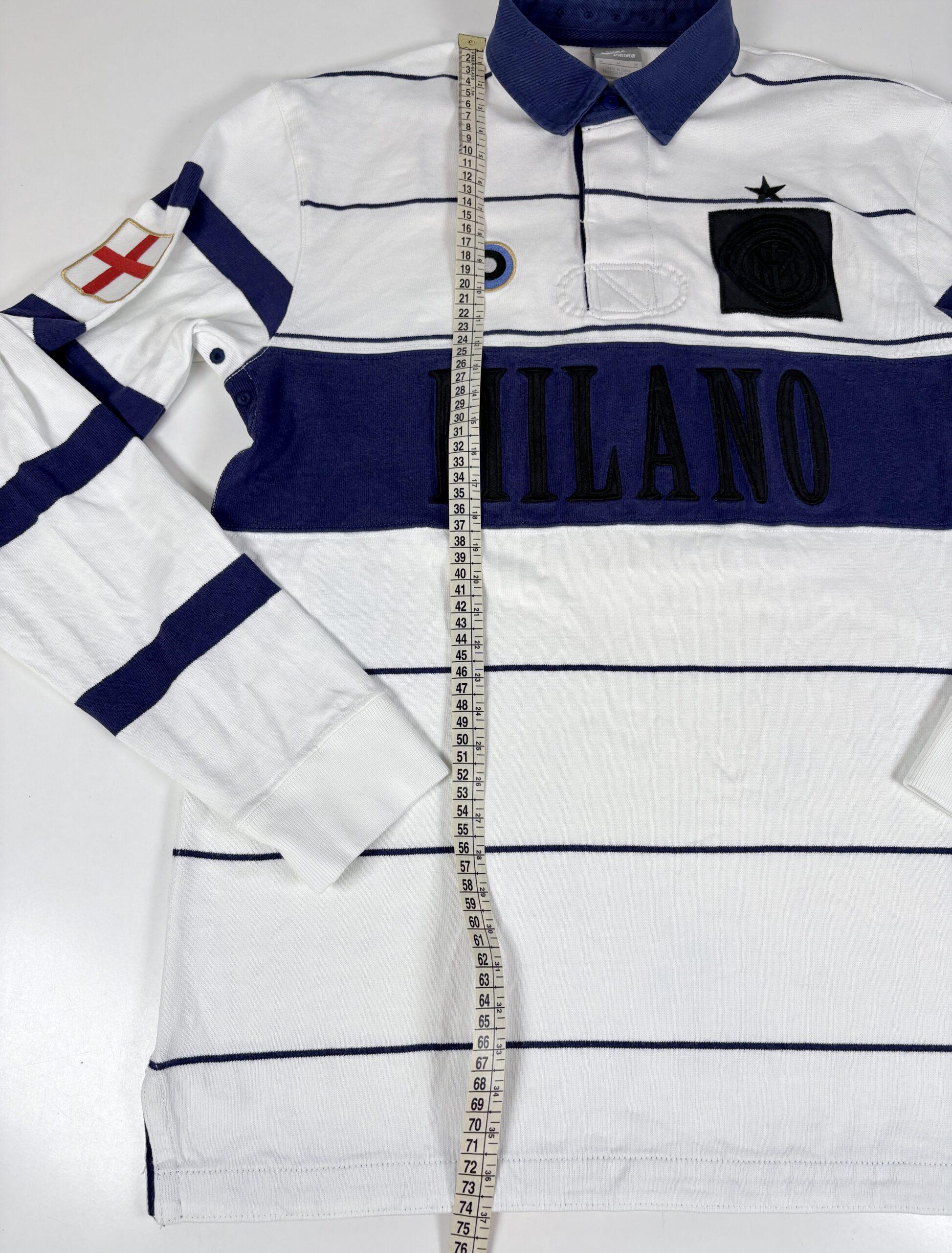 INTER MILAN 2008 NIKE Retro Football Shirt M Rugby - Image 12