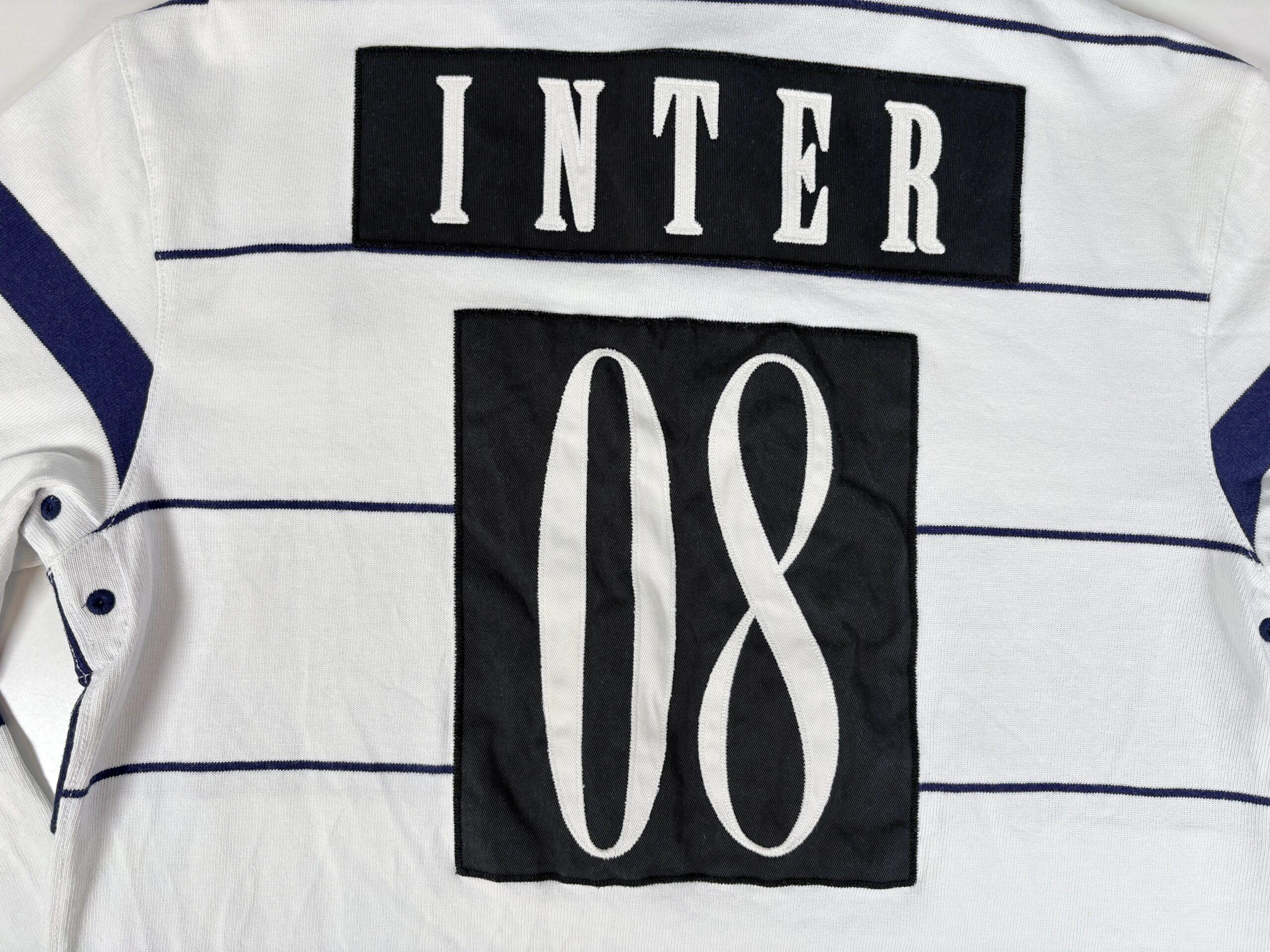 INTER MILAN 2008 NIKE Retro Football Shirt M Rugby - Image 5