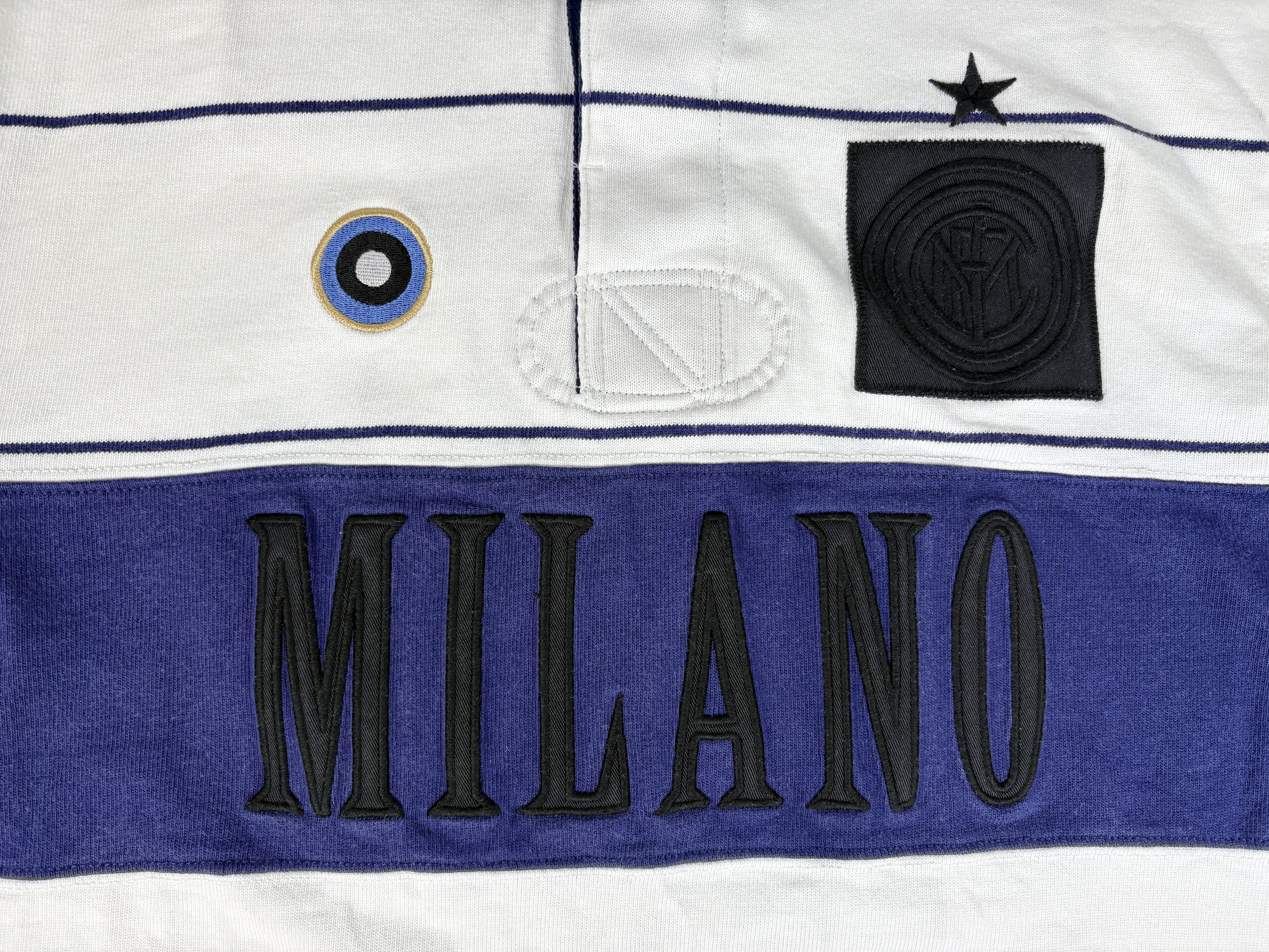 INTER MILAN 2008 NIKE Retro Football Shirt M Rugby - Image 4