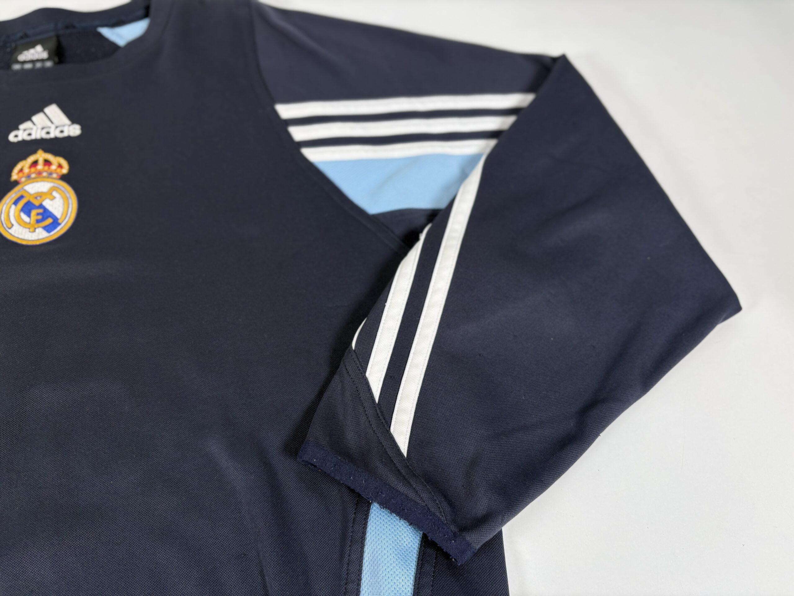 Real Madrid 2003/04 Adidas Training Football Sweatshirt 12 - Image 8
