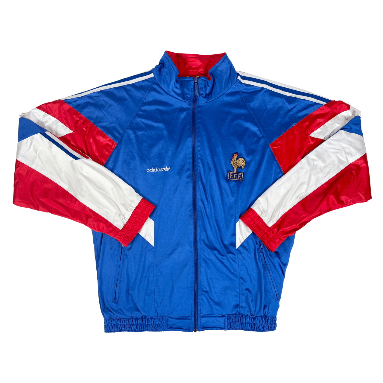 FRANCE 1990/92 Adidas Training Football Jacket S 90s