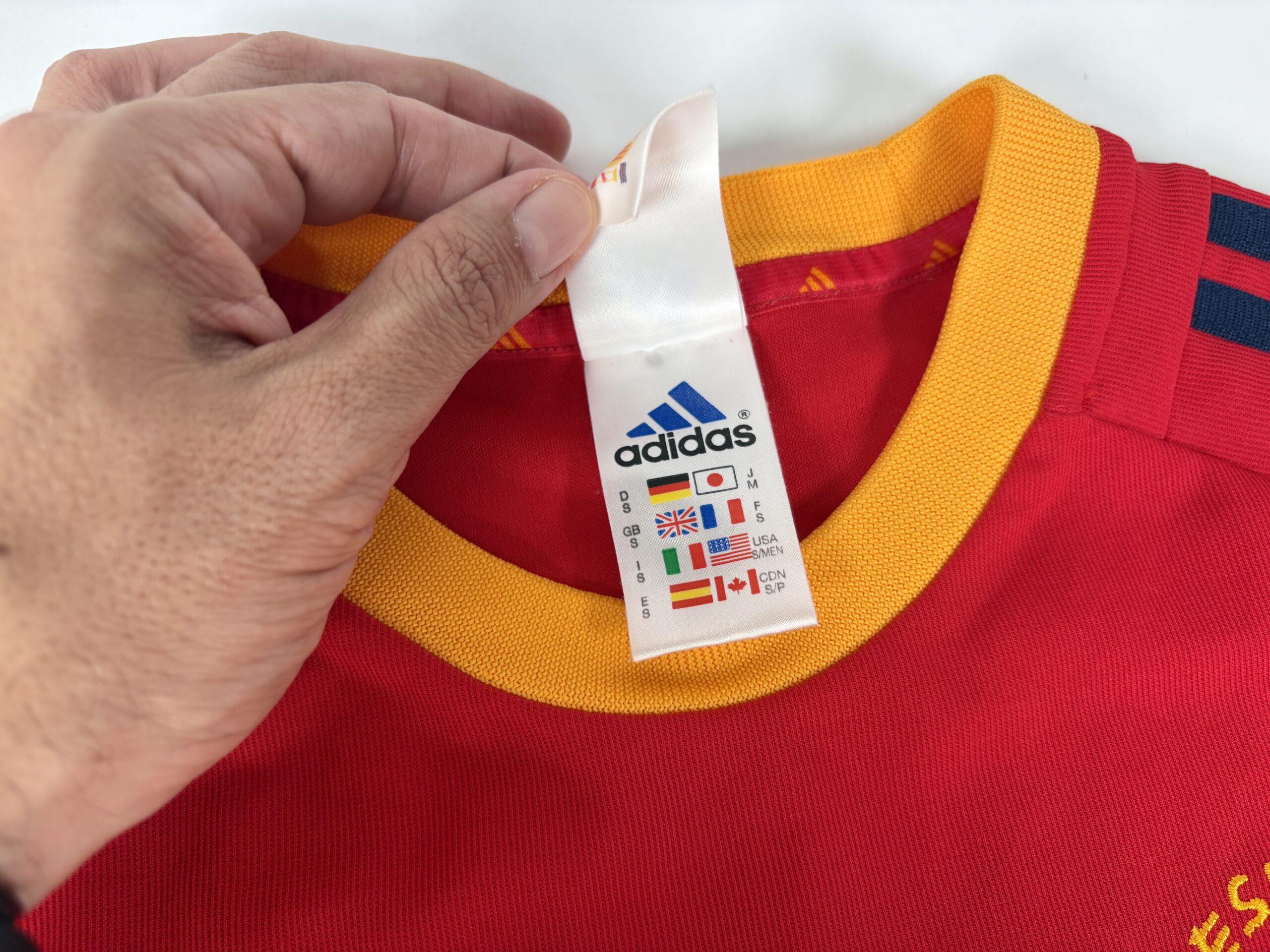 Spain 2002/04 ADIDAS RAUL Home Shirt S - Image 6