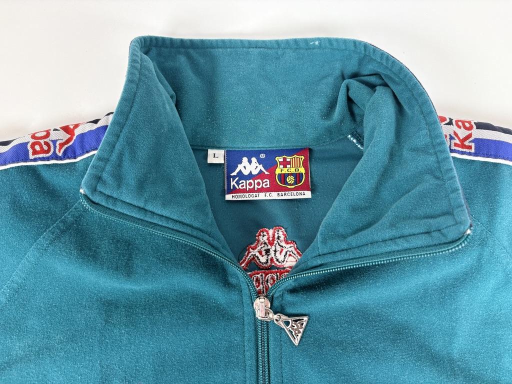 Barcelona 1995/97 KAPPA Training Football Jacket L - Image 3