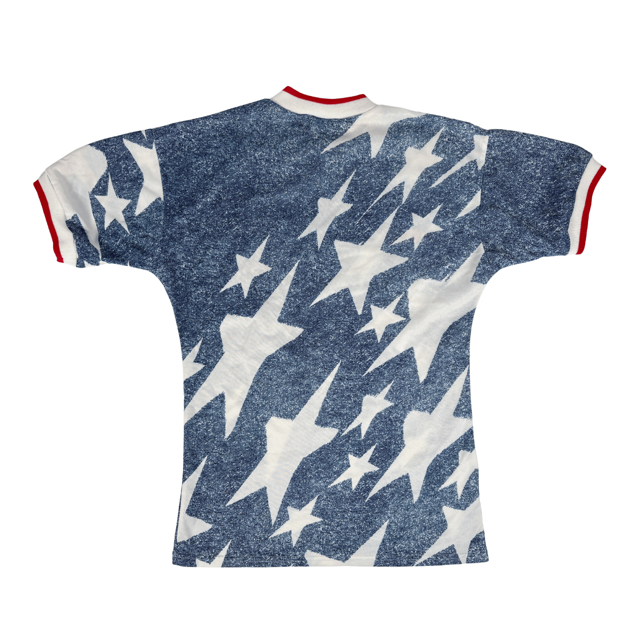 USA 1994/96 ADIDAS Away Shirt S USNMT 90s Denim - Image 2