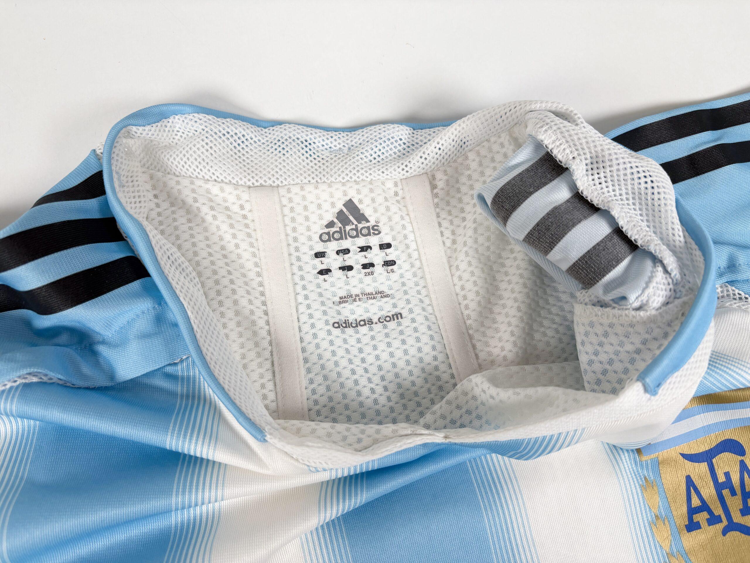 Argentina 2004/06 ADIDAS Player Home Shirt L - Image 5