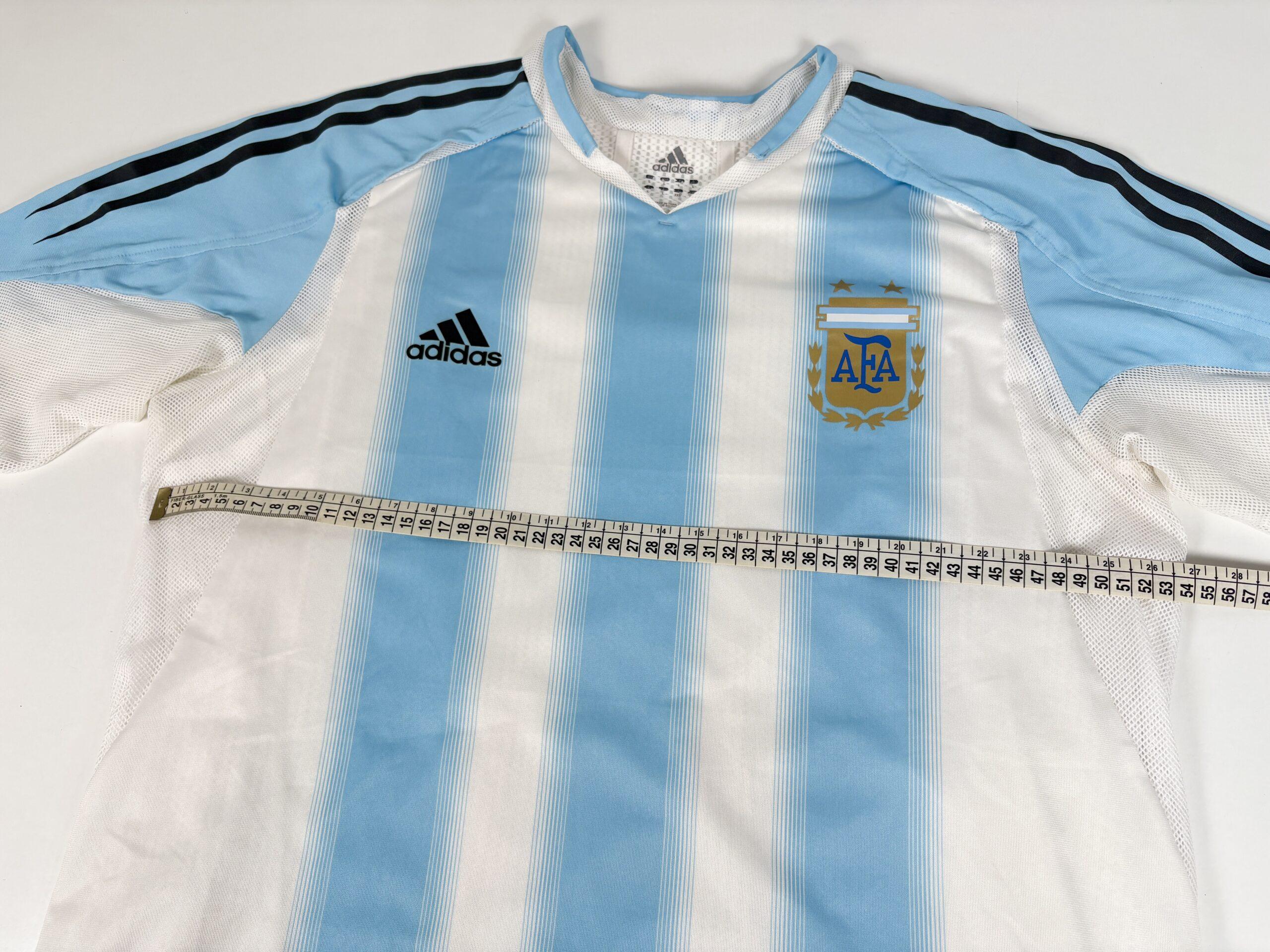 Argentina 2004/06 ADIDAS Player Home Shirt L - Image 9
