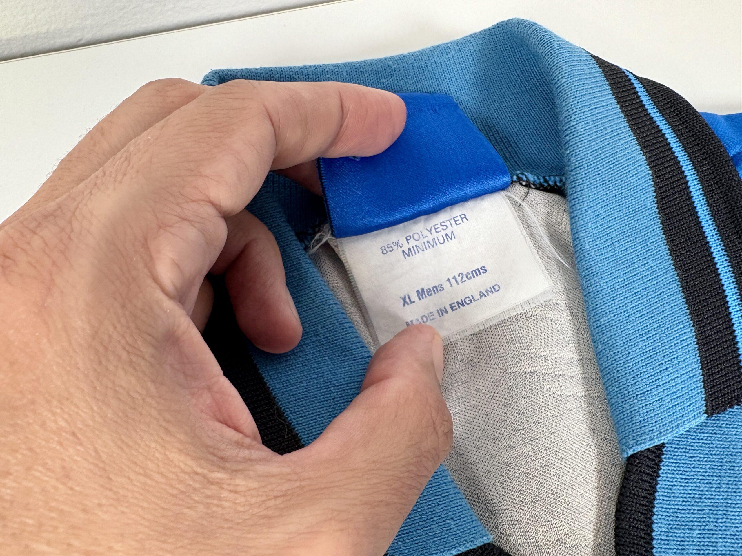 INTER MILAN 1994/95 UMBRO Home Football Shirt XL - Image 5