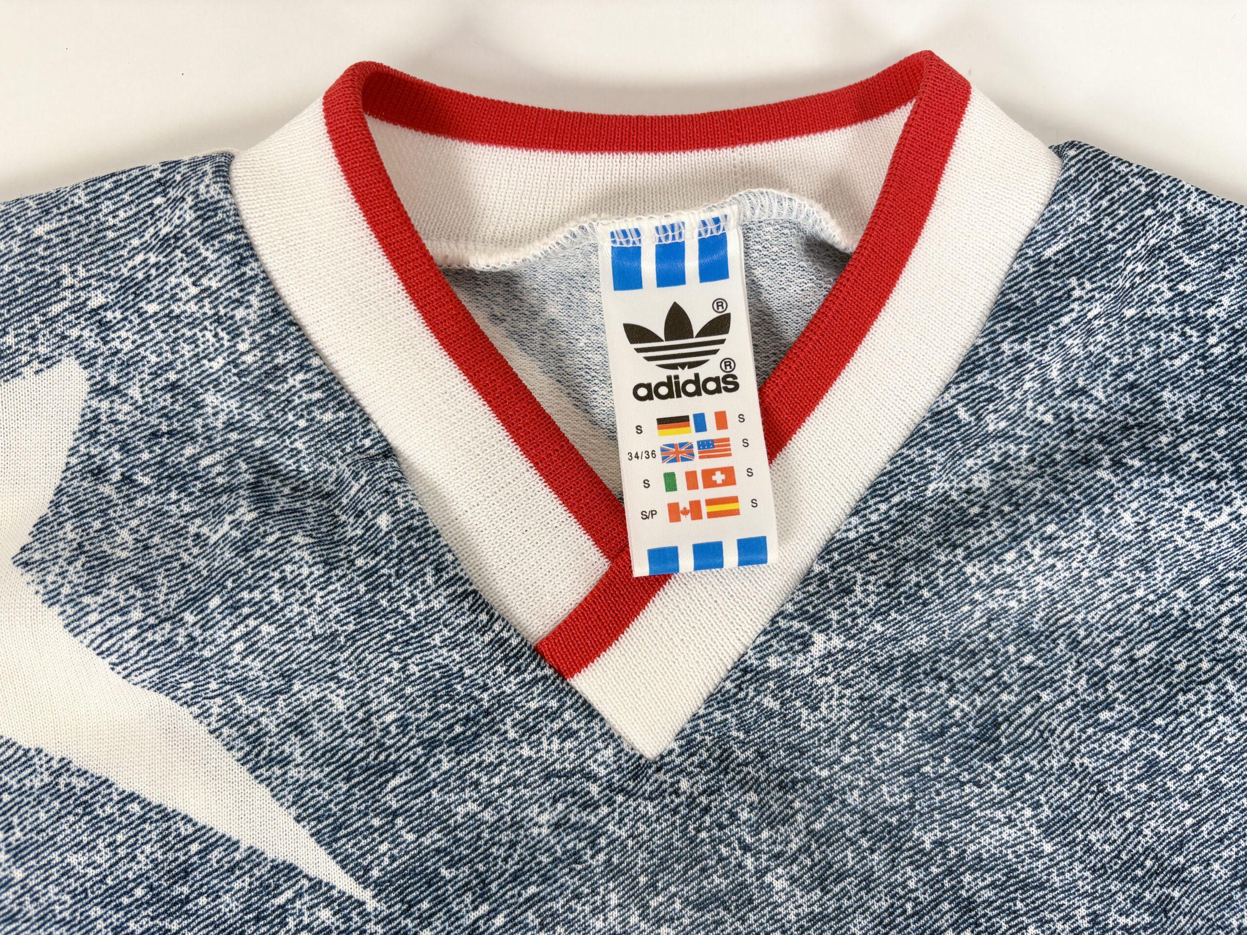 USA 1994/96 ADIDAS Away Shirt S USNMT 90s Denim - Image 3