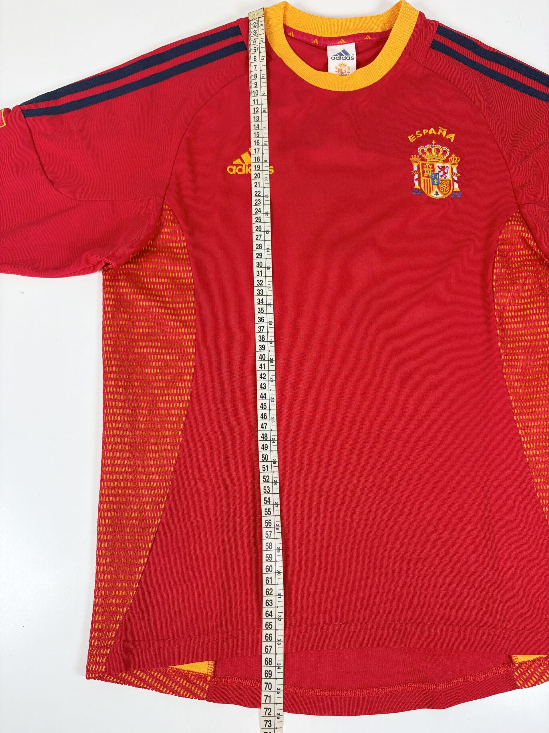 Spain 2002/04 ADIDAS RAUL Home Shirt S - Image 10