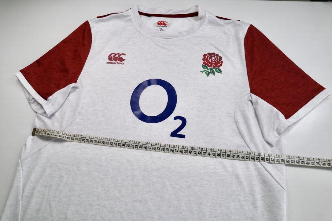 England Rugby National Team 2019/20 Canterbury Training Shirt 2XL - Image 9