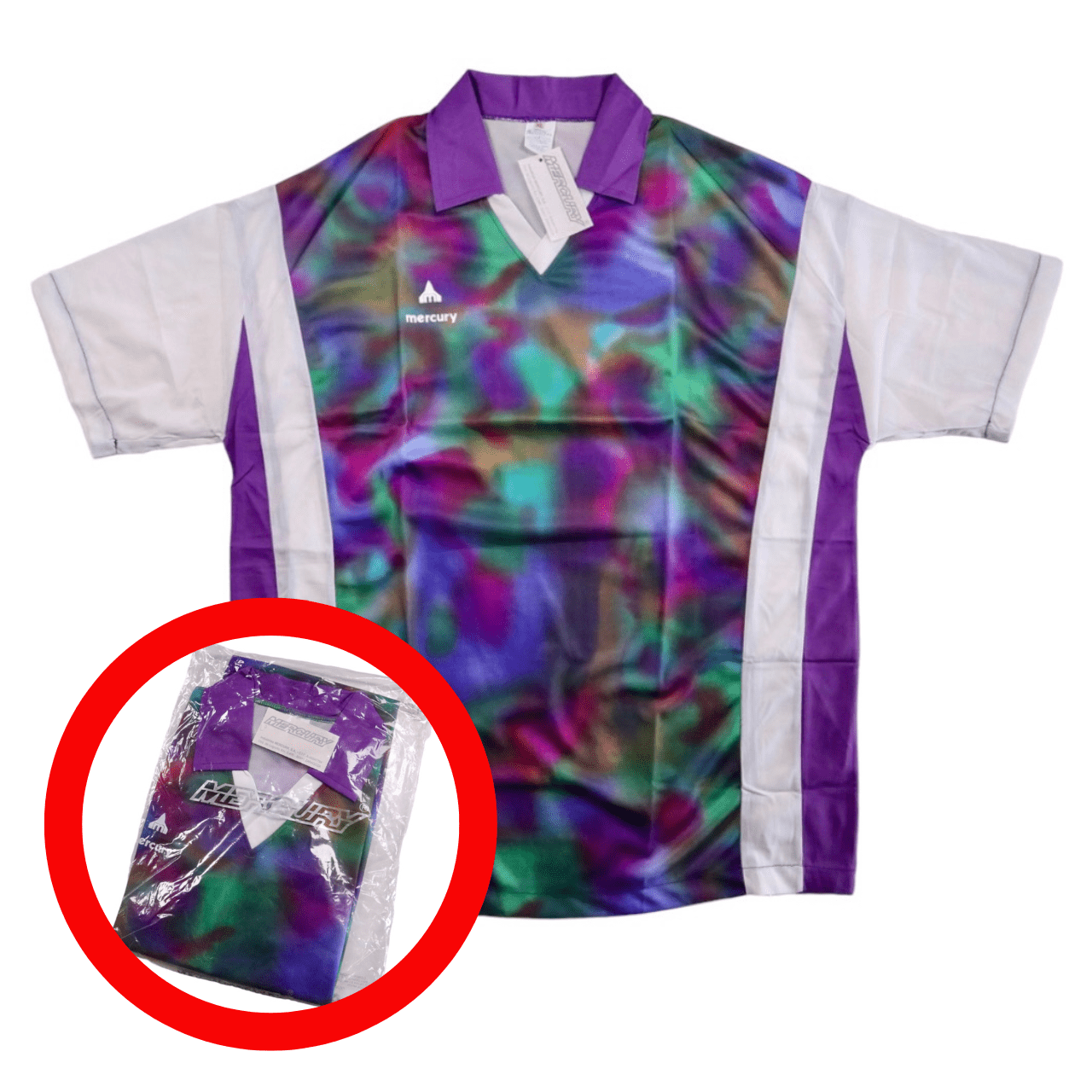 MERCURY 90s Spain Vintage Football Shirt L