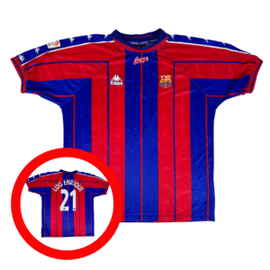 Barcelona FC 1997/98 Kappa Player Home Football Shirt XL