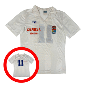 CF BENISANO 80s RESSY Vintage Shirt M/L Valencia Spain