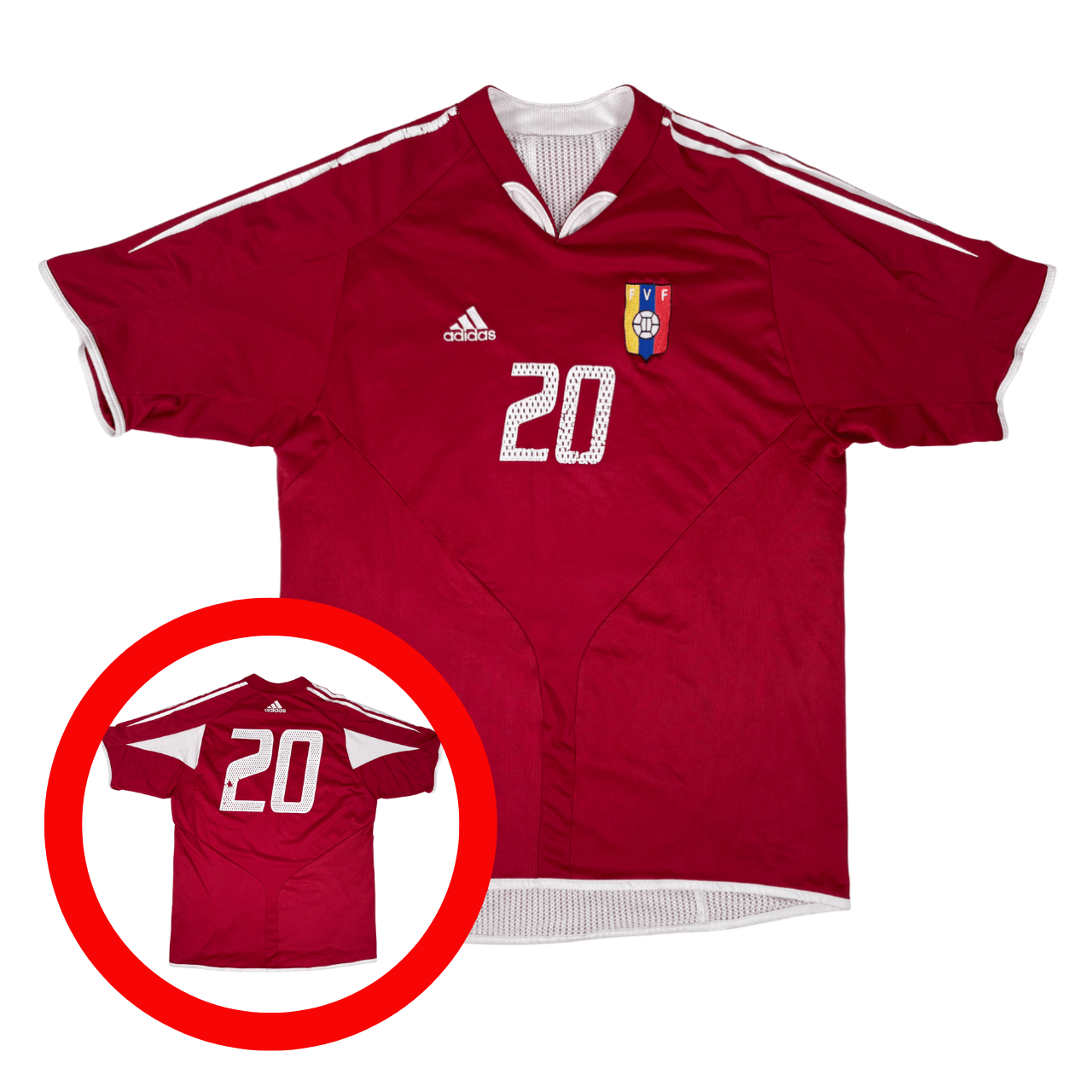 VENEZUELA 2005/06 Adidas Home Shirt L Player