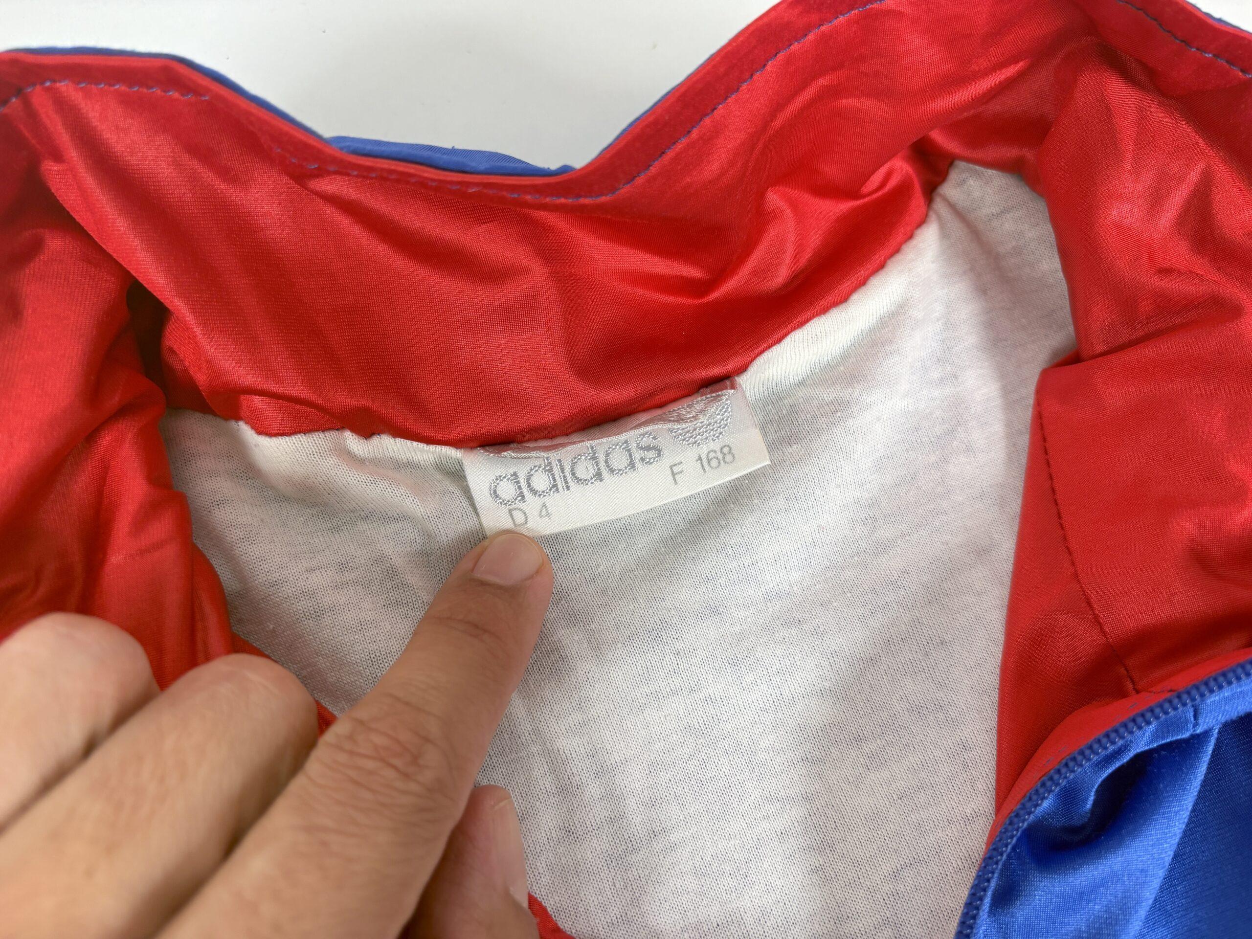 FRANCE 1990/92 Adidas Training Football Jacket S 90s - Image 6