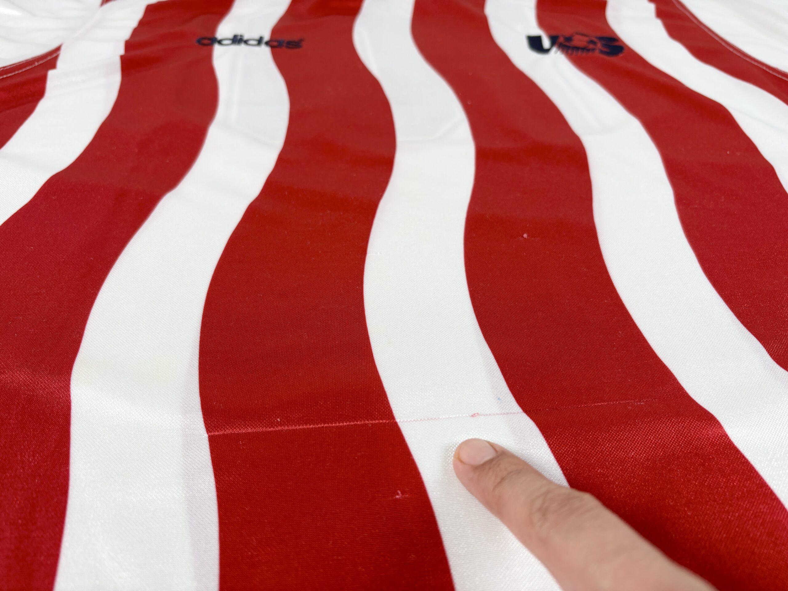 USA 1994/96 ADIDAS Home Football Shirt L USNMT - Image 11