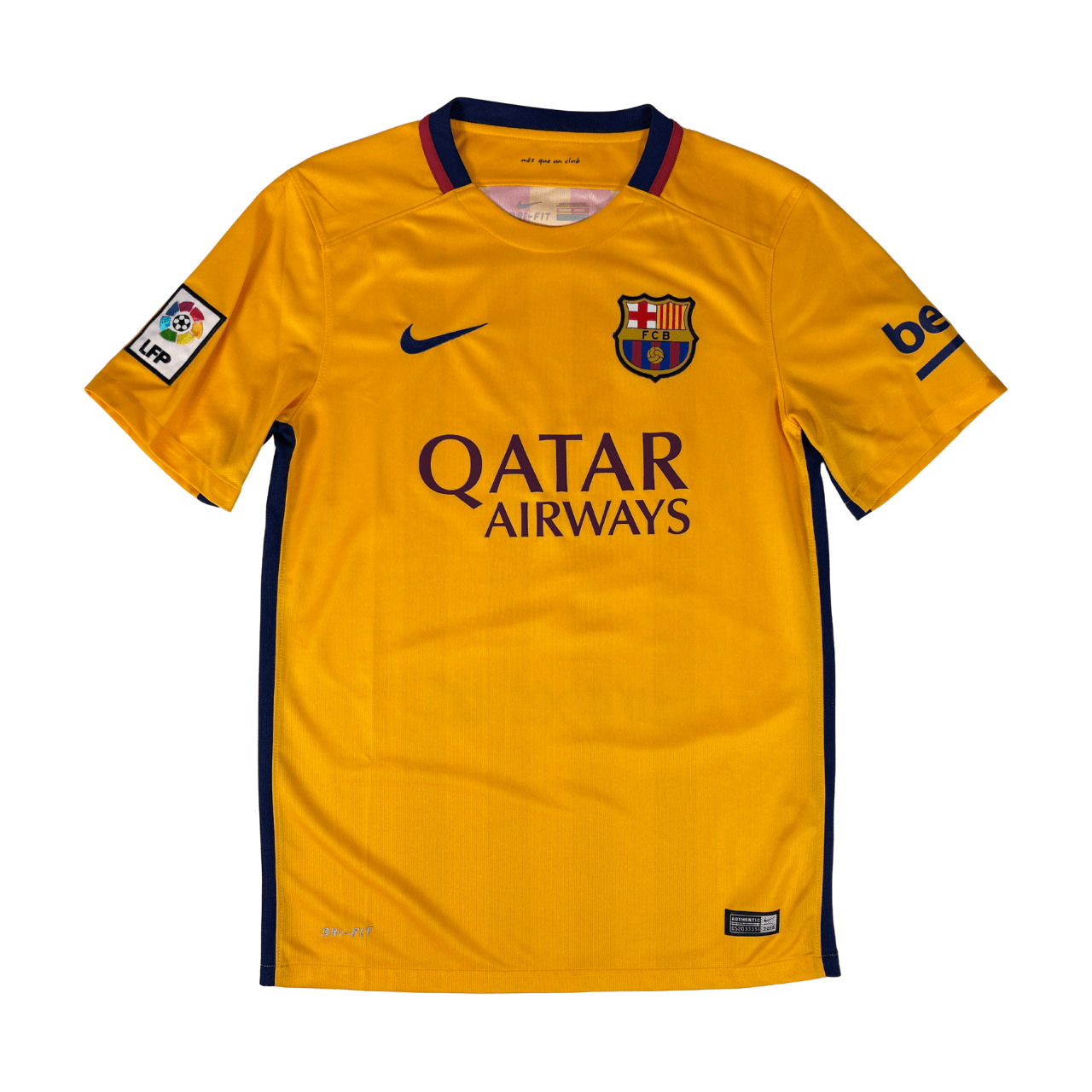 Barcelona FC 2015/16 Nike Away Football Shirt S