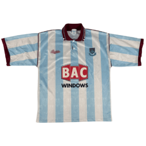 WEST HAM UNITED 1991/92 Bukta Away Football Shirt L