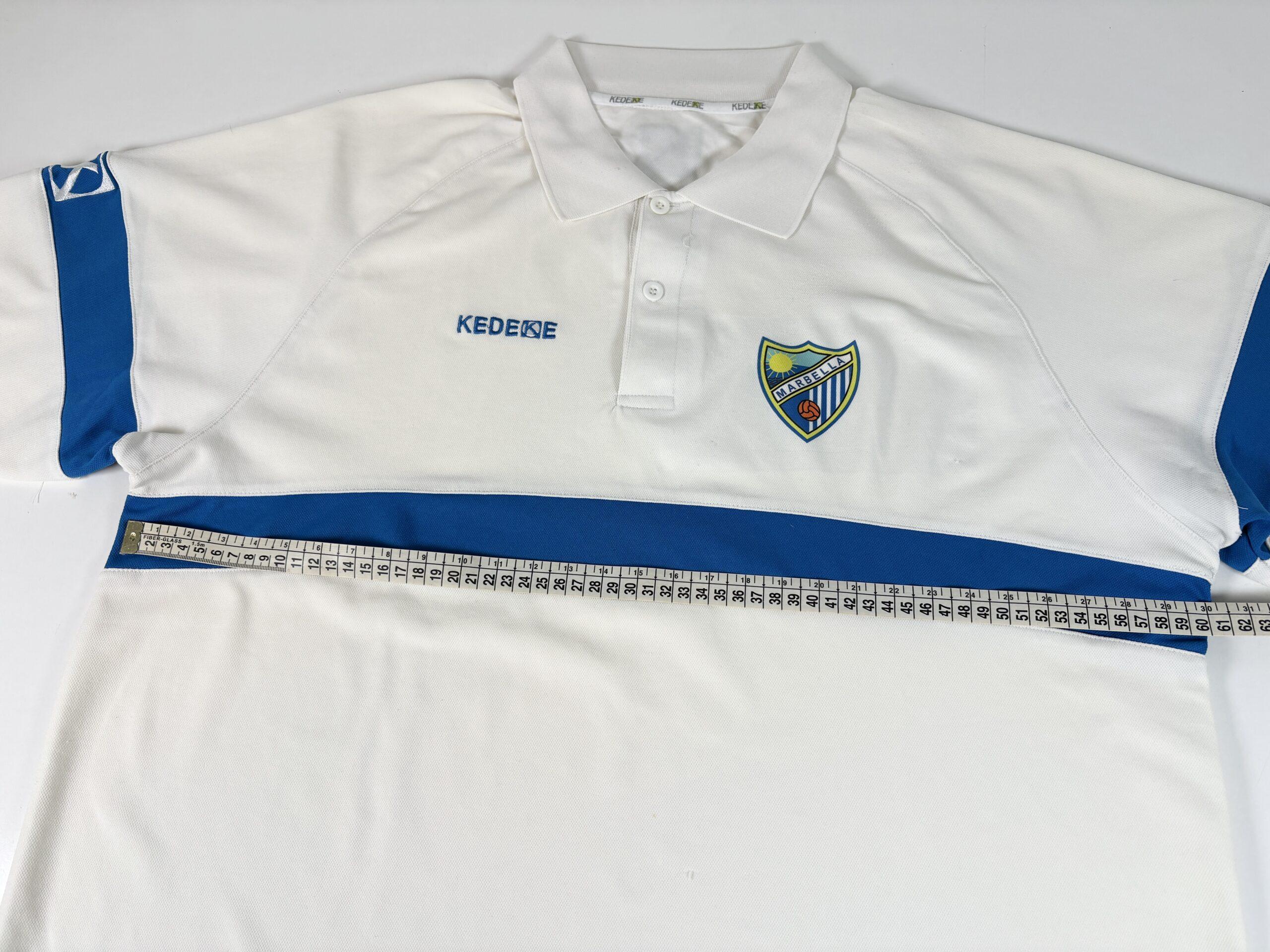 MARBELLA 2000s KEDEKE Official Polo Football Shirt XL - Image 9