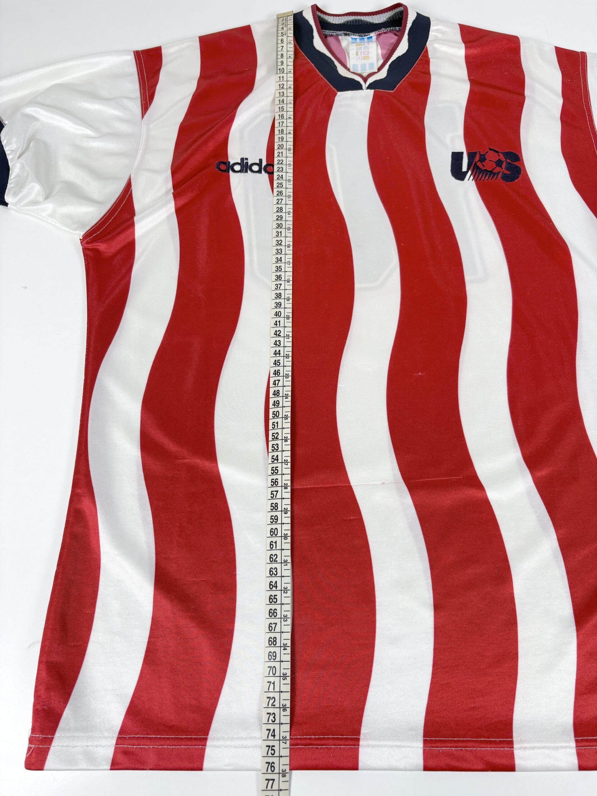 USA 1994/96 ADIDAS Home Football Shirt L USNMT - Image 15