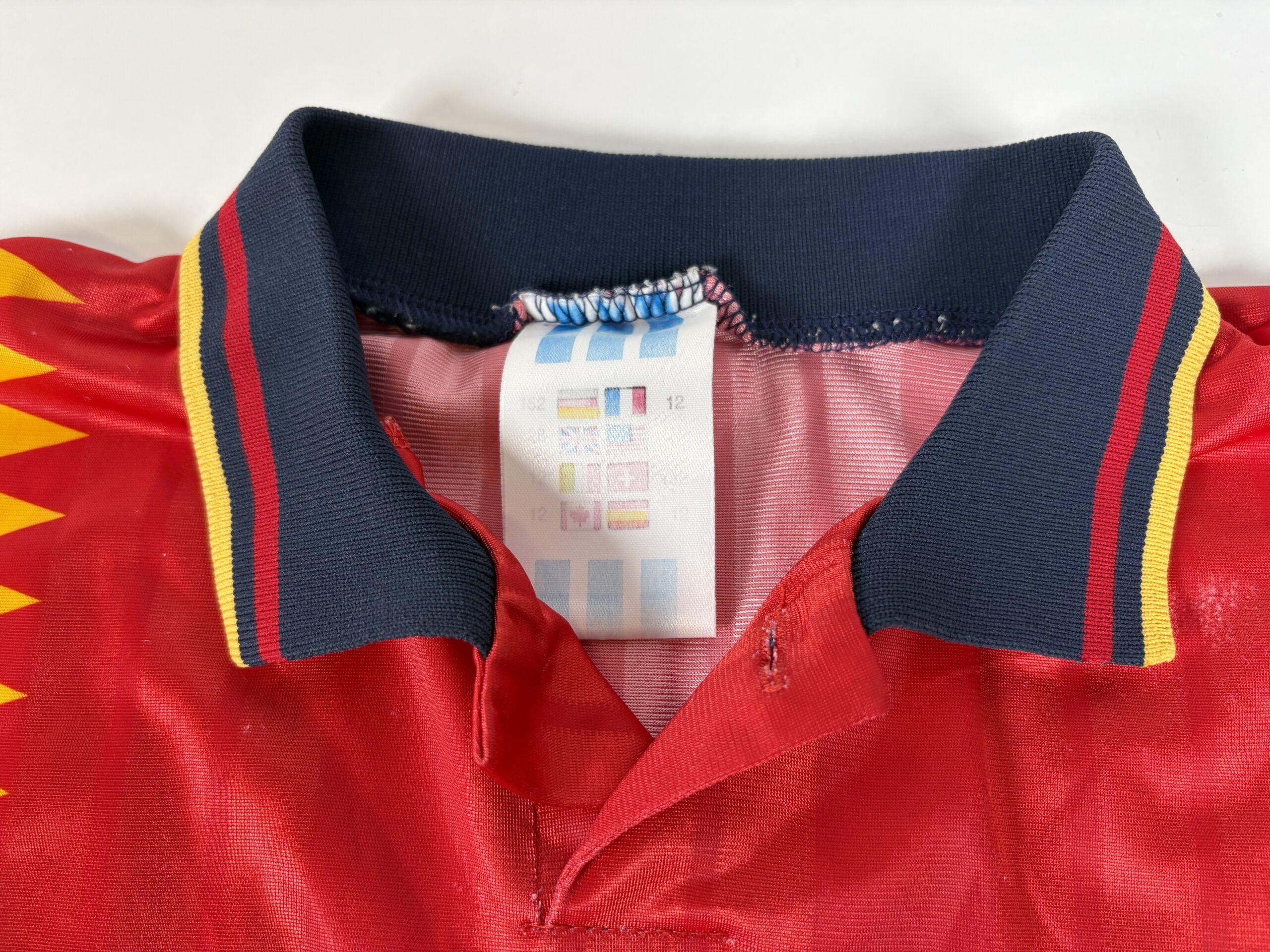 Spain 1994/96 ADIDAS Home Football Shirt 12 Youth - Image 6