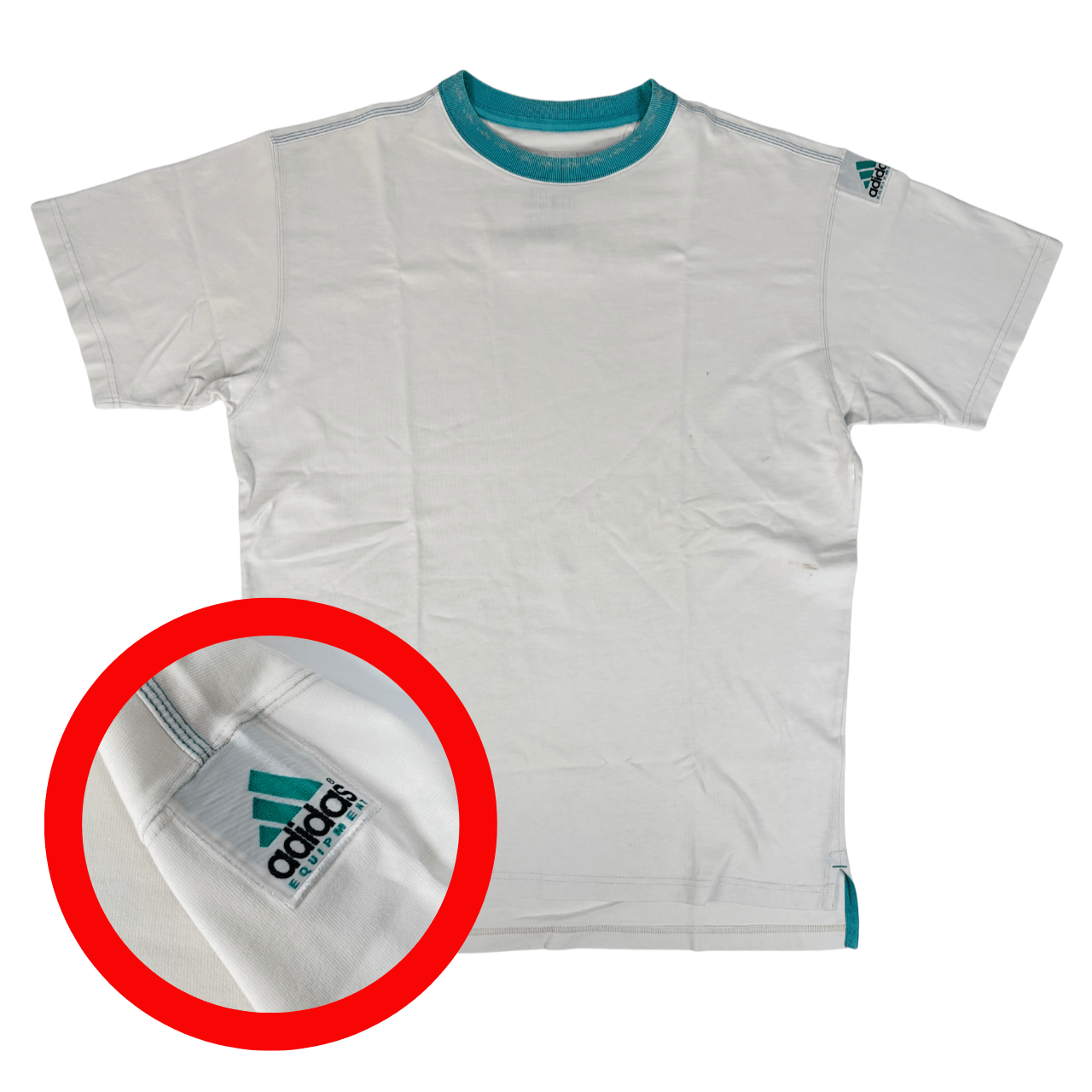 ADIDAS EQUIPMENT Vintage 90s Football Cotton T-Shirt L