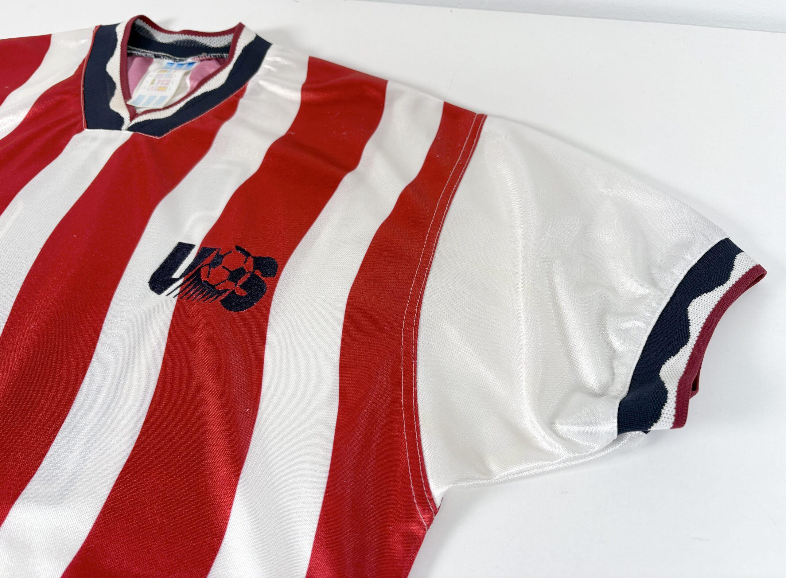 USA 1994/96 ADIDAS Home Football Shirt L USNMT - Image 10