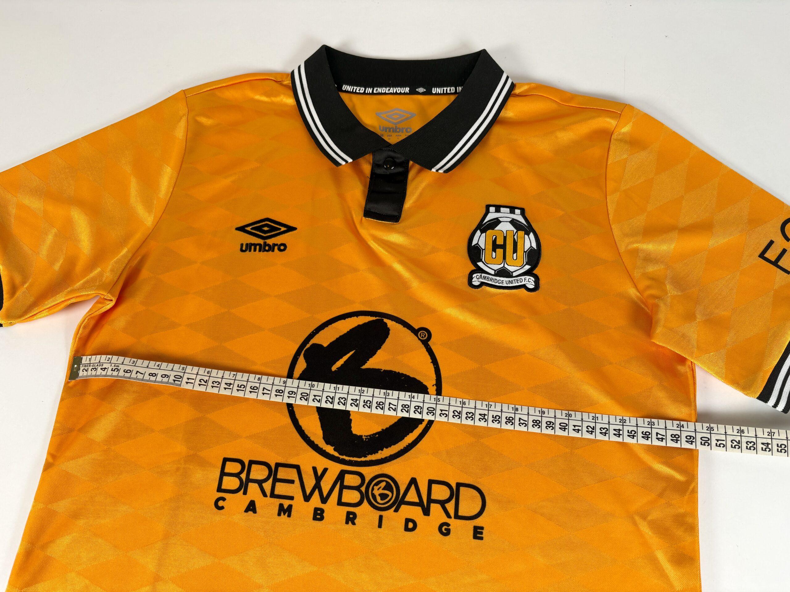 CAMBRIDGE UNITED FC 2024/25 UMBRO Shirt M England - Image 7
