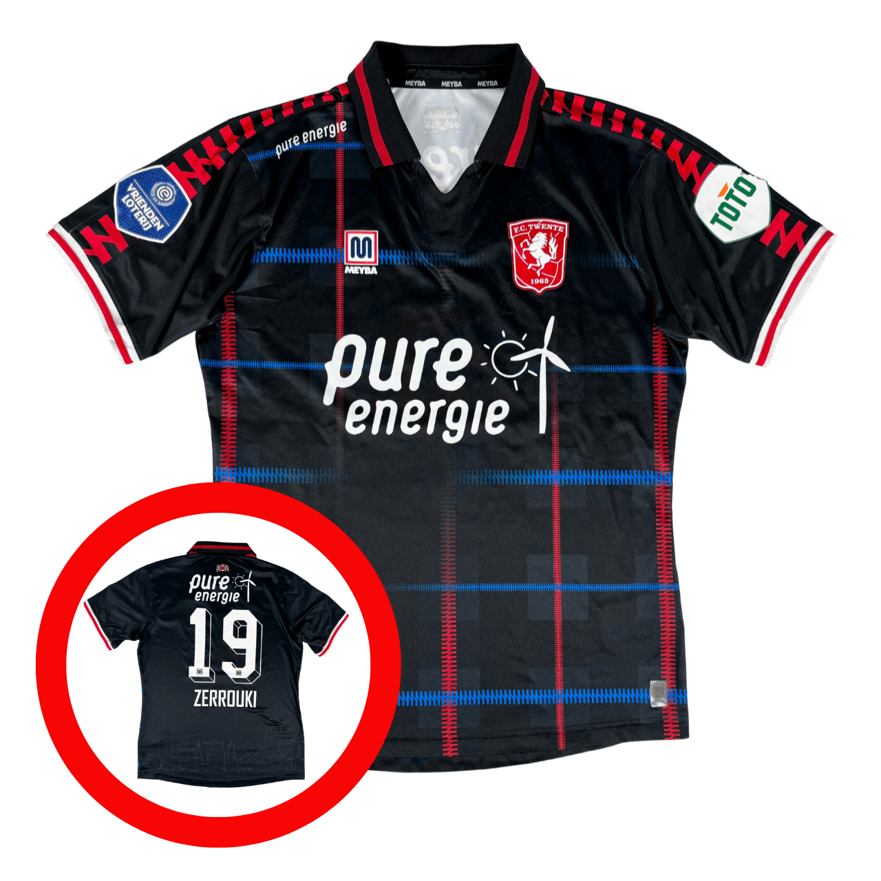 FC TWENTE 2021/22 MEYBA Third Football Shirt M Holland