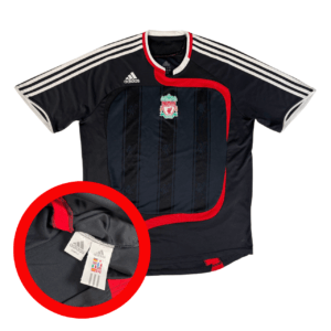 Sample LIVERPOOL FC 2007/08 ADIDAS Third Football Shirt L