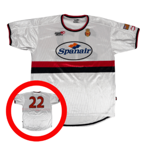 RCD Mallorca 2002/03 John Smith Away Shirt 2XL Player