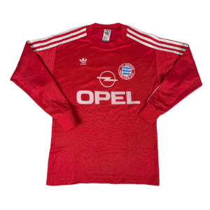 Bayern Munich 1989/91 Adidas Home Football Shirt S 80s