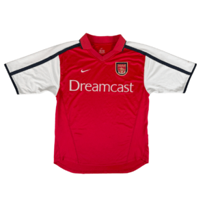 ARSENAL FC 2000/02 NIKE Home Football Shirt S