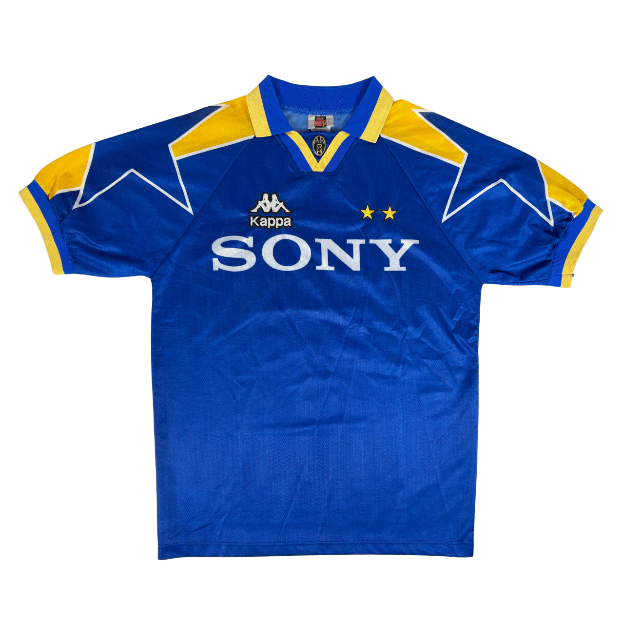 JUVENTUS FC 1995/96 BAGGIO Kappa Away Football Shirt S - Image 2