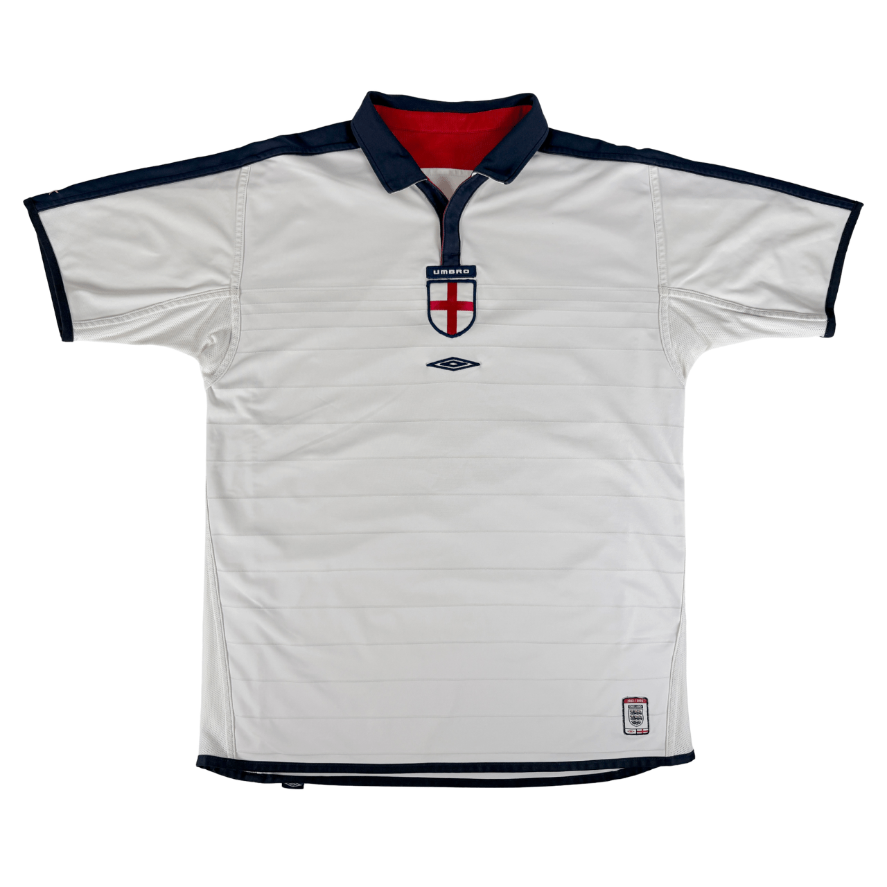 ENGLAND 2003/05 Home Football Shirt Umbro L - Image 7